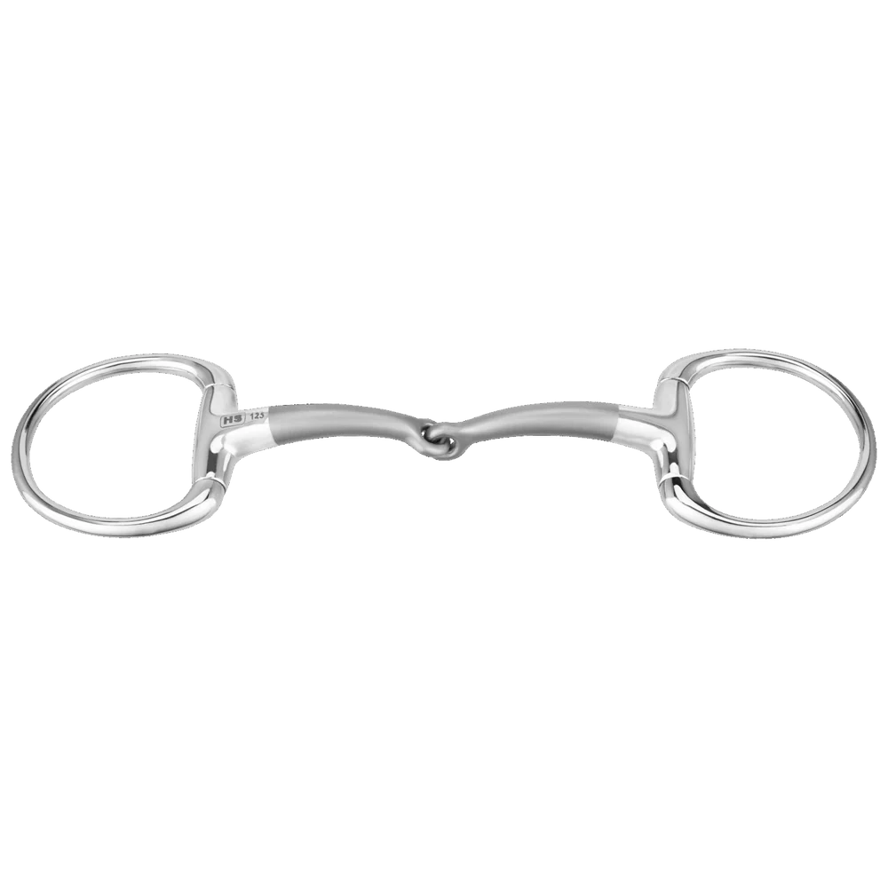SPRENGER Satinox Olivenkopfgebiss Edelstahl, einfach gebrochen, 14mm