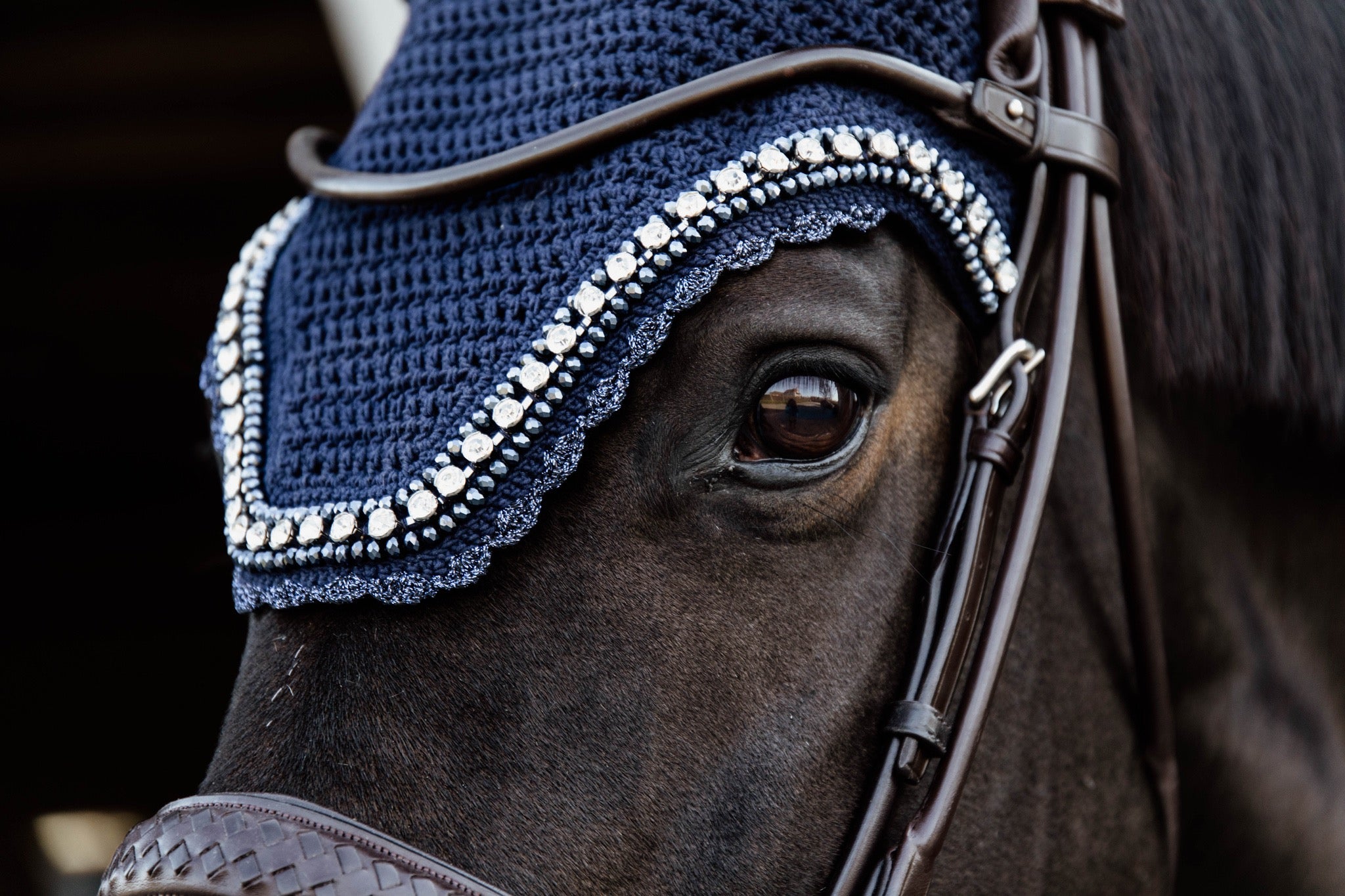 Kentucky Horsewear Fliegenhaube Long Stone & Pe Produktbild-Vorschau 8