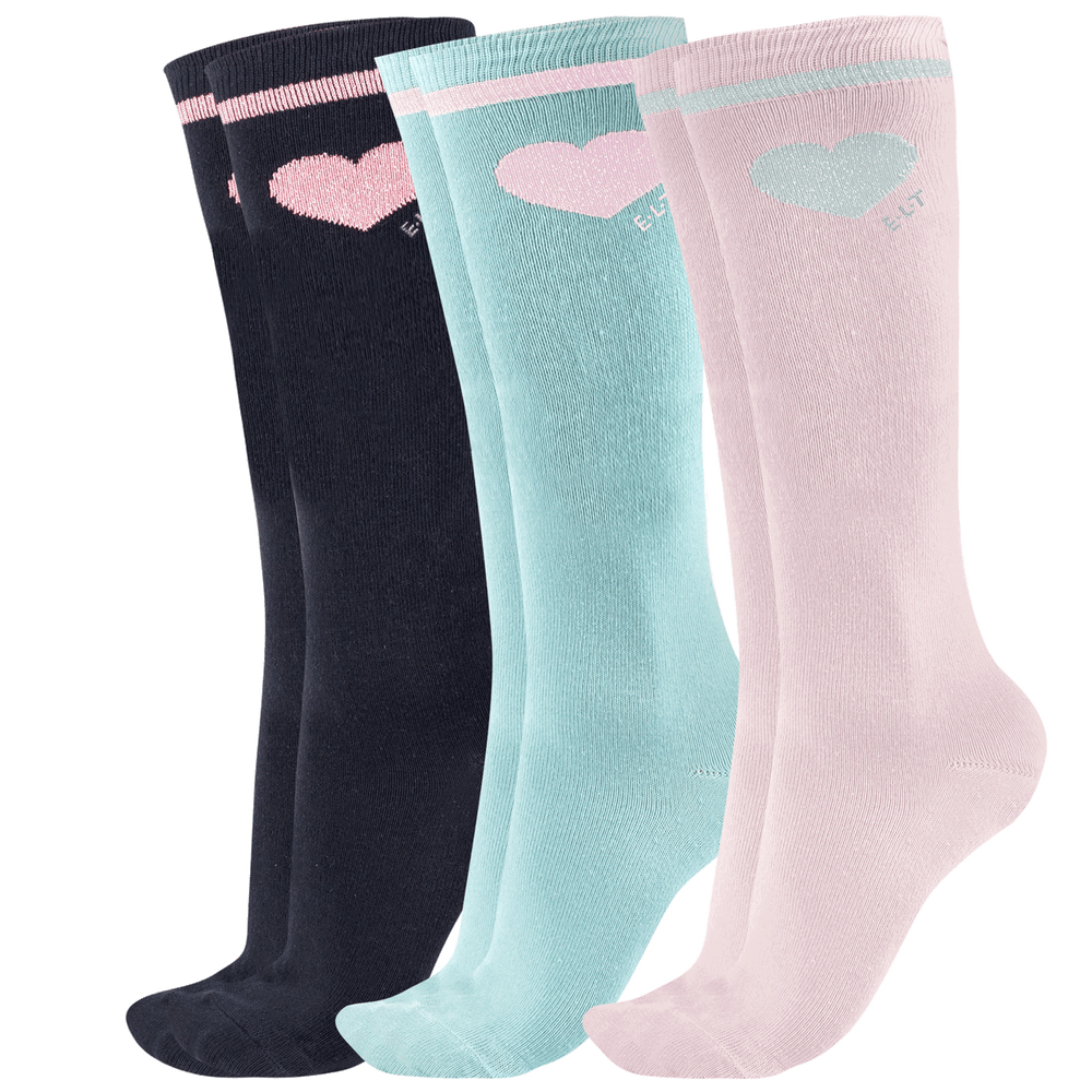 
                  
                    ELT Kinderreitsocken „Glitter“, 3er Pack
                  
                