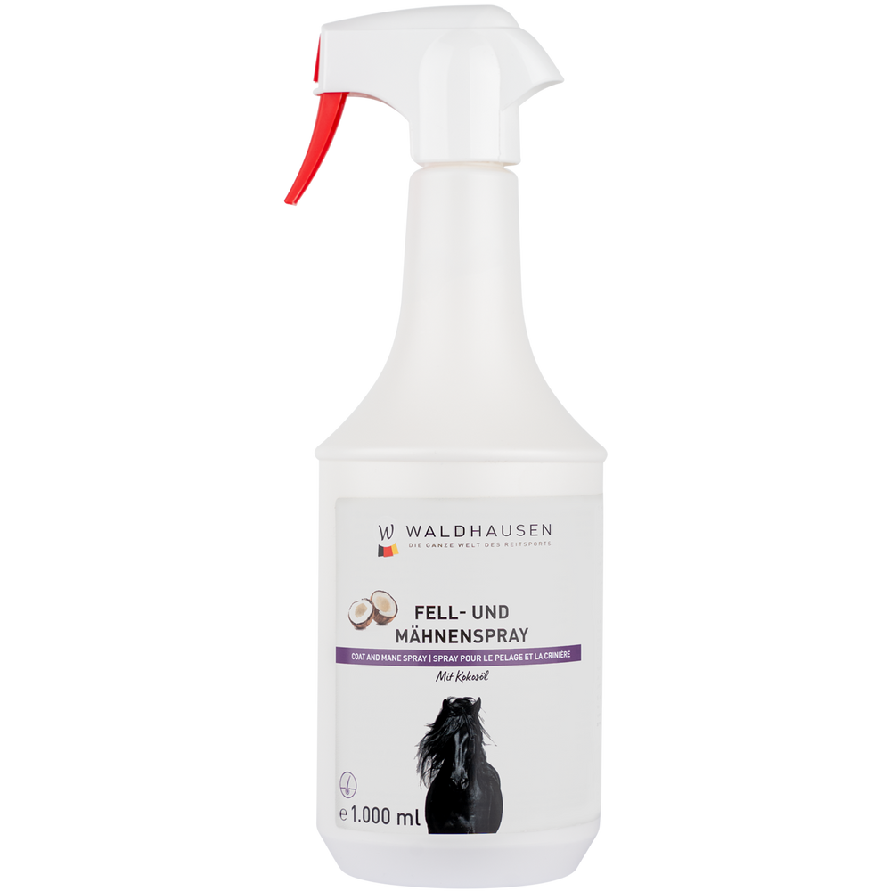 Waldhausen Fell- und Mähnenspray mit Kokosöl, 1000ml