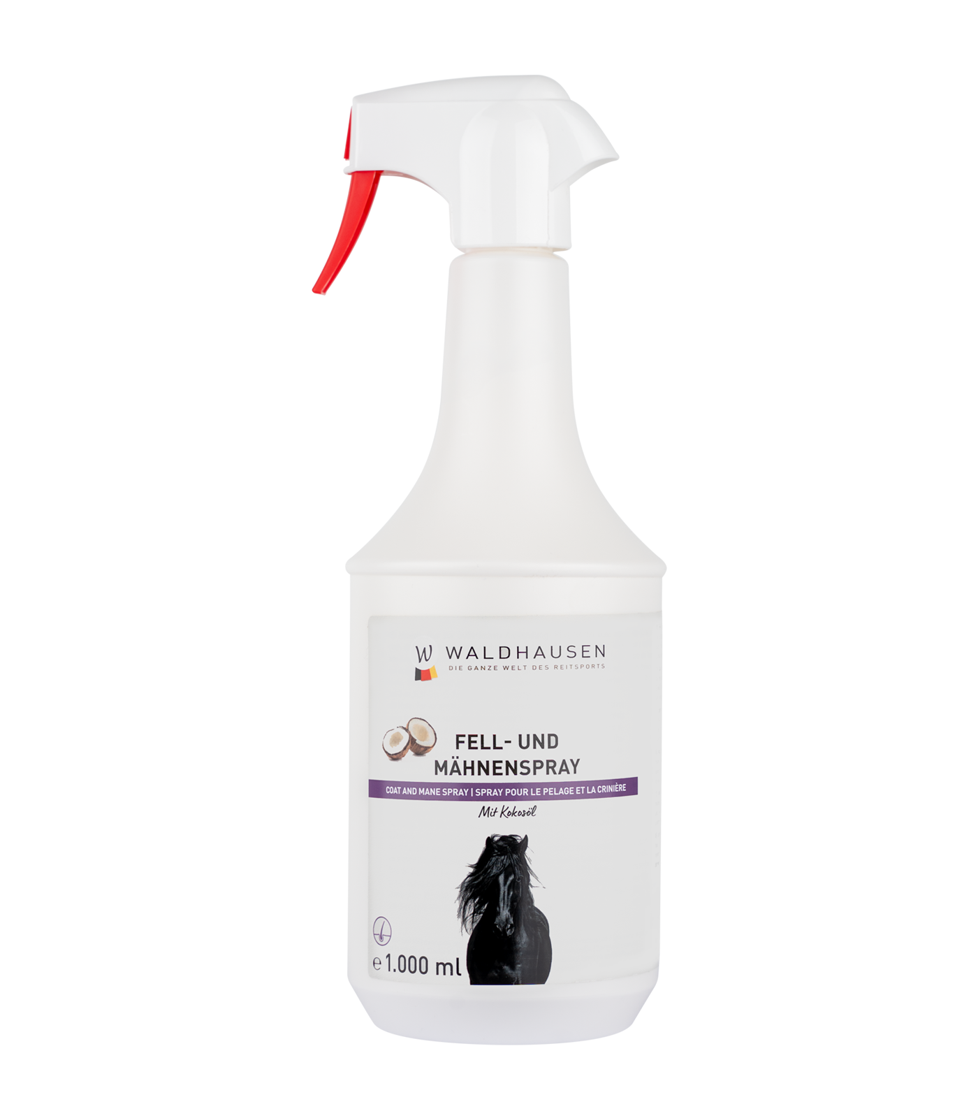 Waldhausen Fell- und Mähnenspray mit Kokosöl, 1000ml