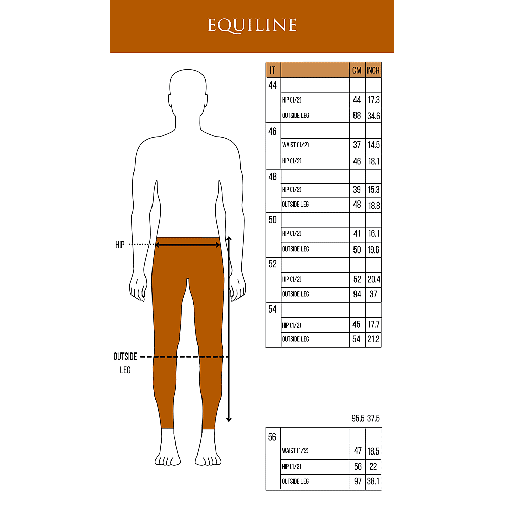 EQUILINE Herrenreithose "ROLF", Knie Grip HW24