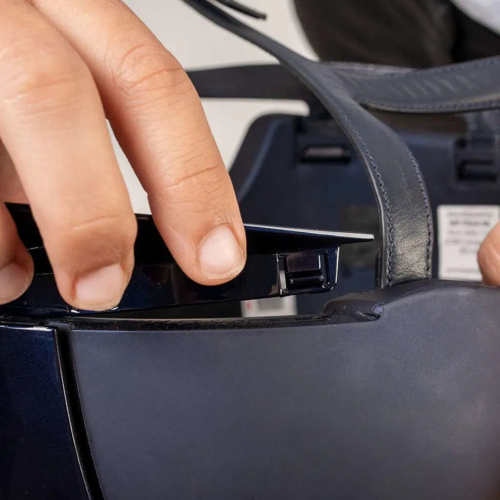 KEP Polo-Visier für Reithelm „Cromo 2.0“, Textile Black