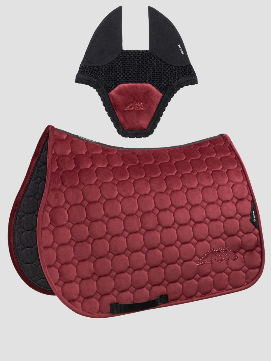 EQUILINE Set Schabracke + Fliegenohren „EQGAULO“, HW26