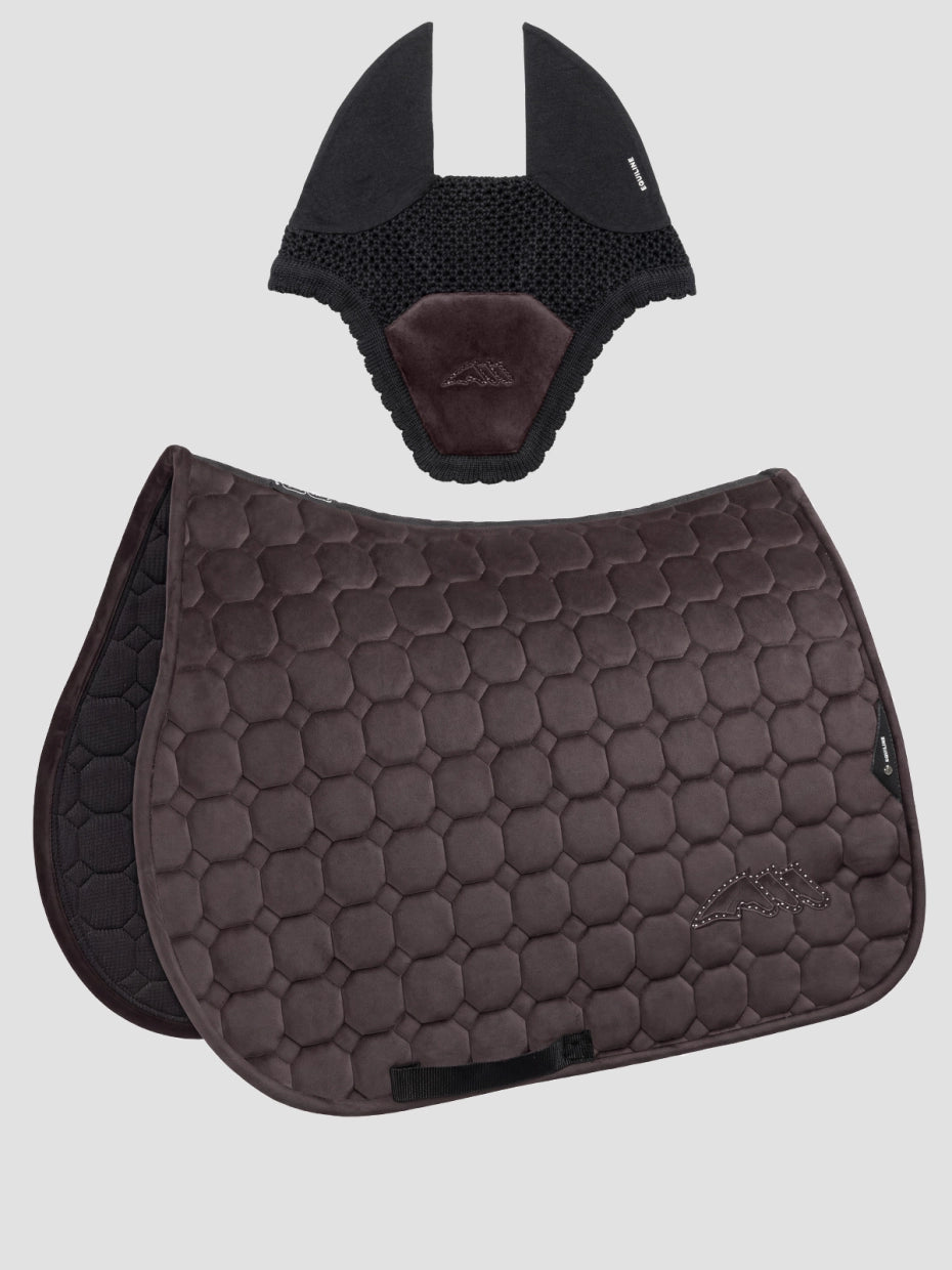 EQUILINE Set Schabracke + Fliegenohren „EQGAULO“, HW26