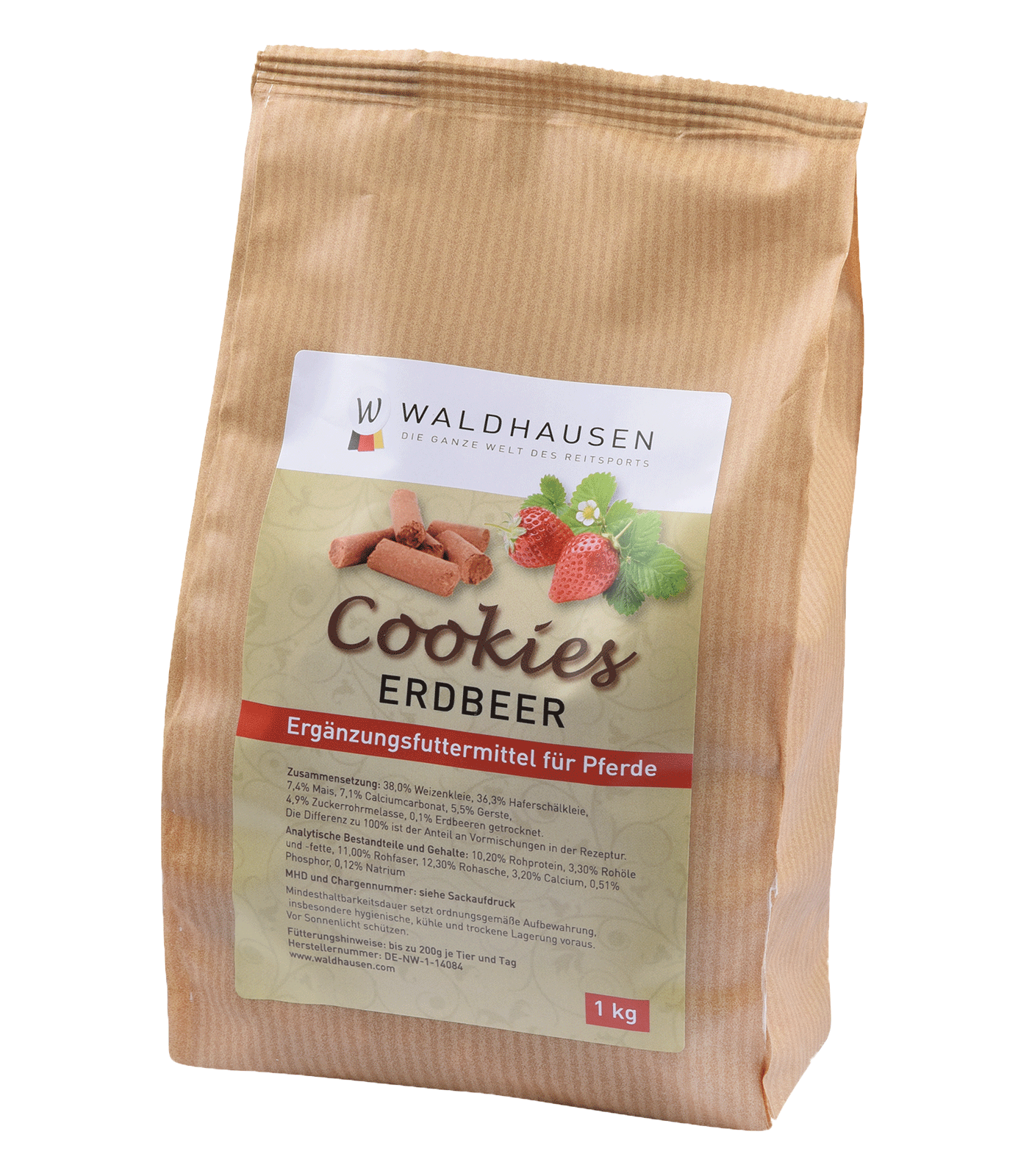 Waldhausen Cookies "Erdbeere", 1 kg