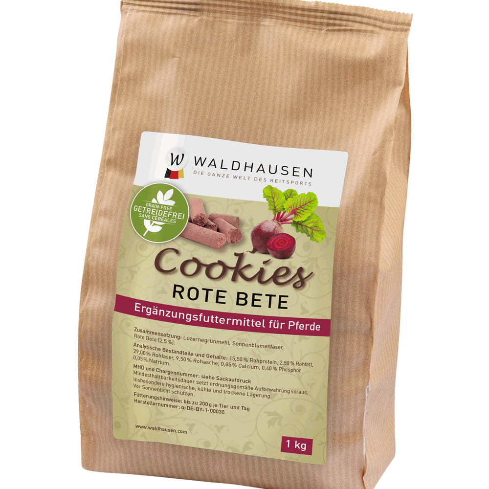 Waldhausen Cookies „Rote Beete“, 1kg, getreidefrei