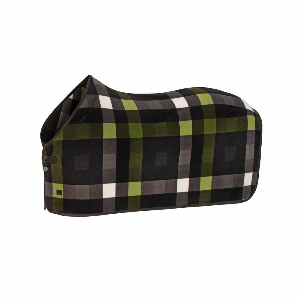 ESKADRON Abschwitzdecke „Fleece Check“, Platinum 24