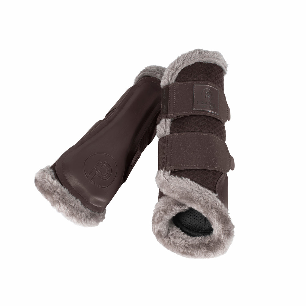 ESKADRON Gamaschen „Mesh Faux Fur“, Platinum 24